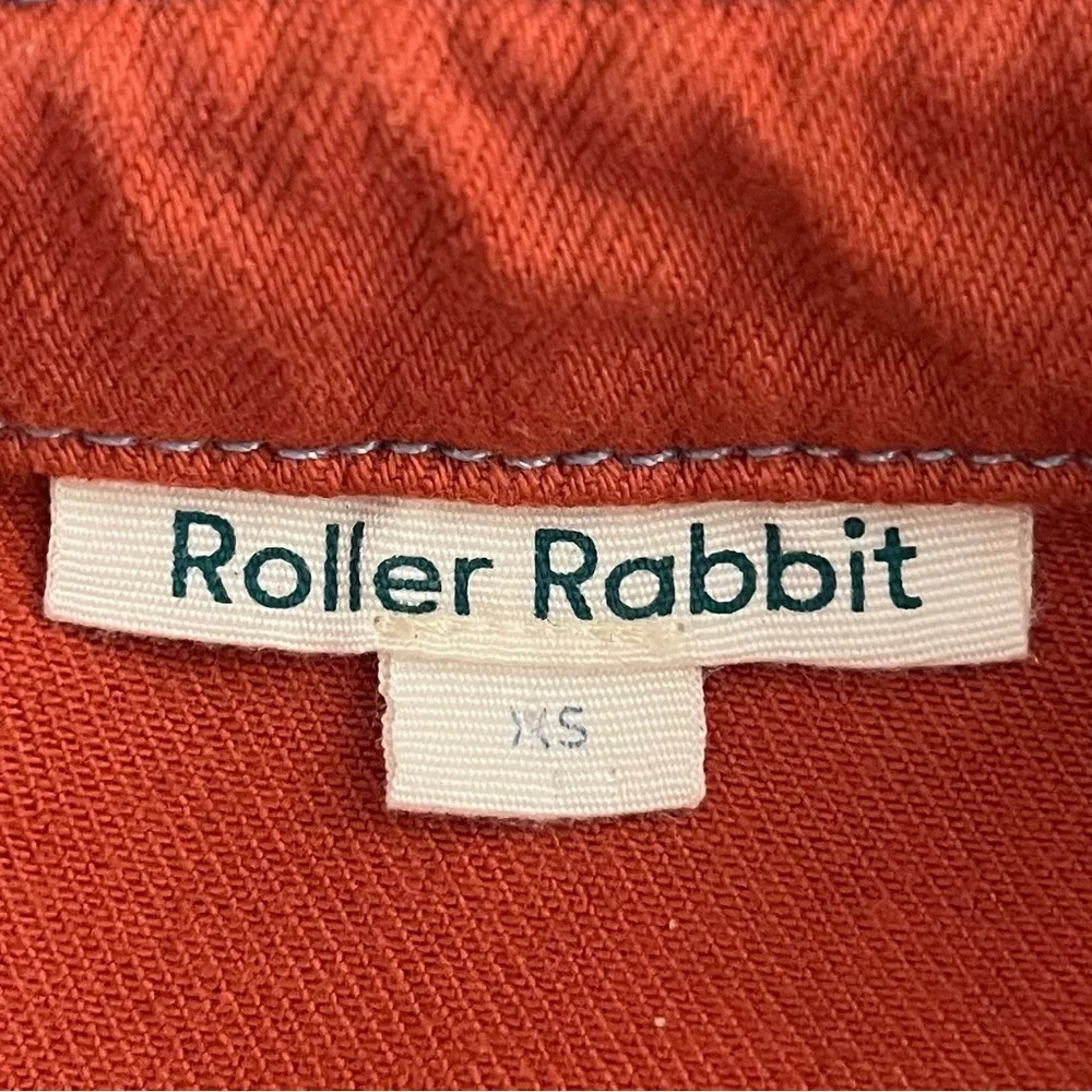 Roller Rabbit Adara Twill Point Collar Long Sleeve
Jacket in Terracotta XS‎ - Picture 13 of 15